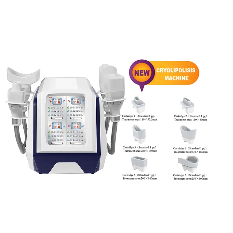 4 Handles Cryo Lipolysis 360 Freeze Cryolipolysi Slim Machine Price For Sale Cryotherapy Body Slimming Cryo Beauty Equipment