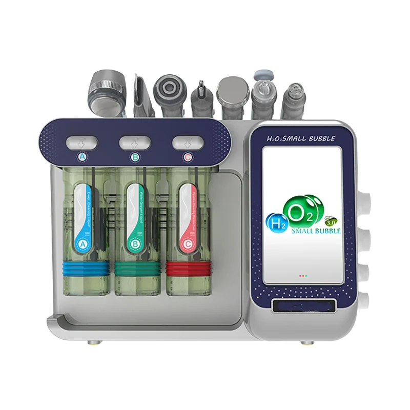 7 In 1 Hydra Peeling Facial hydro Small Bubble Water Hydro Aqua Facial h2o2 Hydra Machine