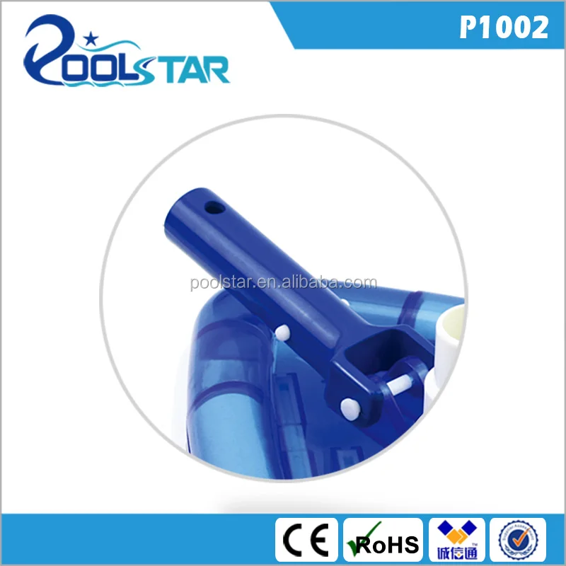 Heavy weighted Vacuum Head, Triangular VAC Head Aquarium Pool Accessories with see through transparent body