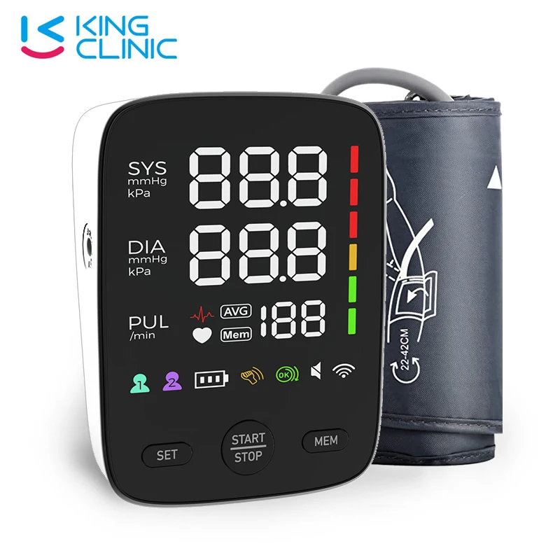 Large Backlit Display Upper Arm Meter  Blood Pressure Monitor Professional Medical Factory
