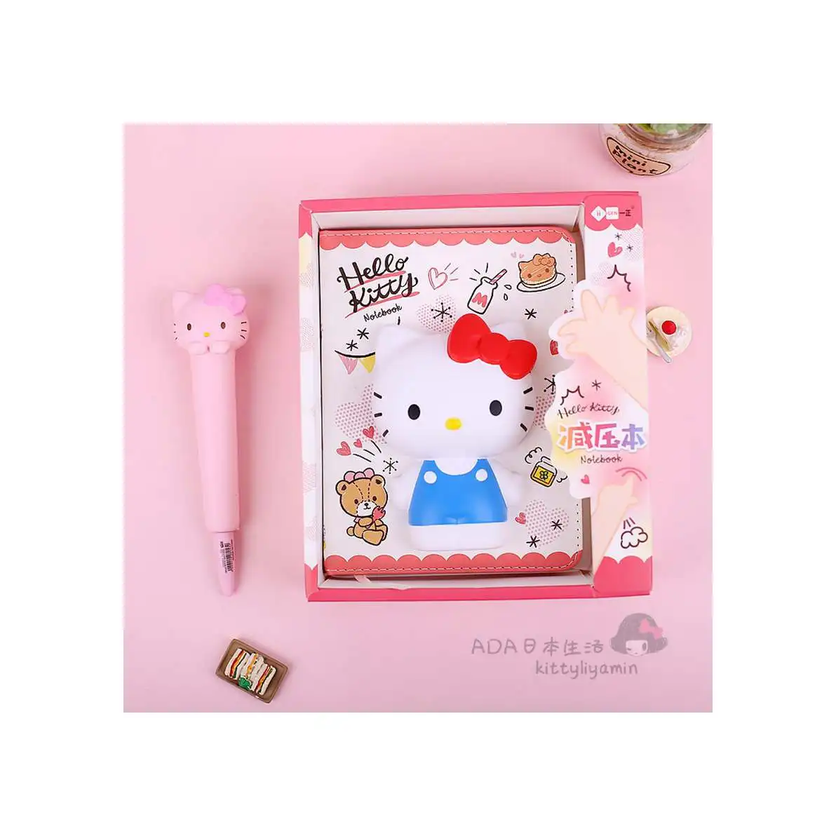 Professional Manufacture Cheap Hand Account Students Cute Cartoon Decompression book