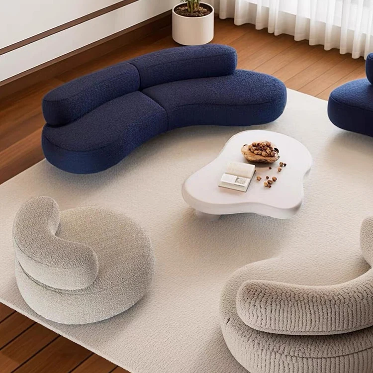 wohnzimmer furniture sofa set curve minimalist designed vacuum pack compression living room sofas