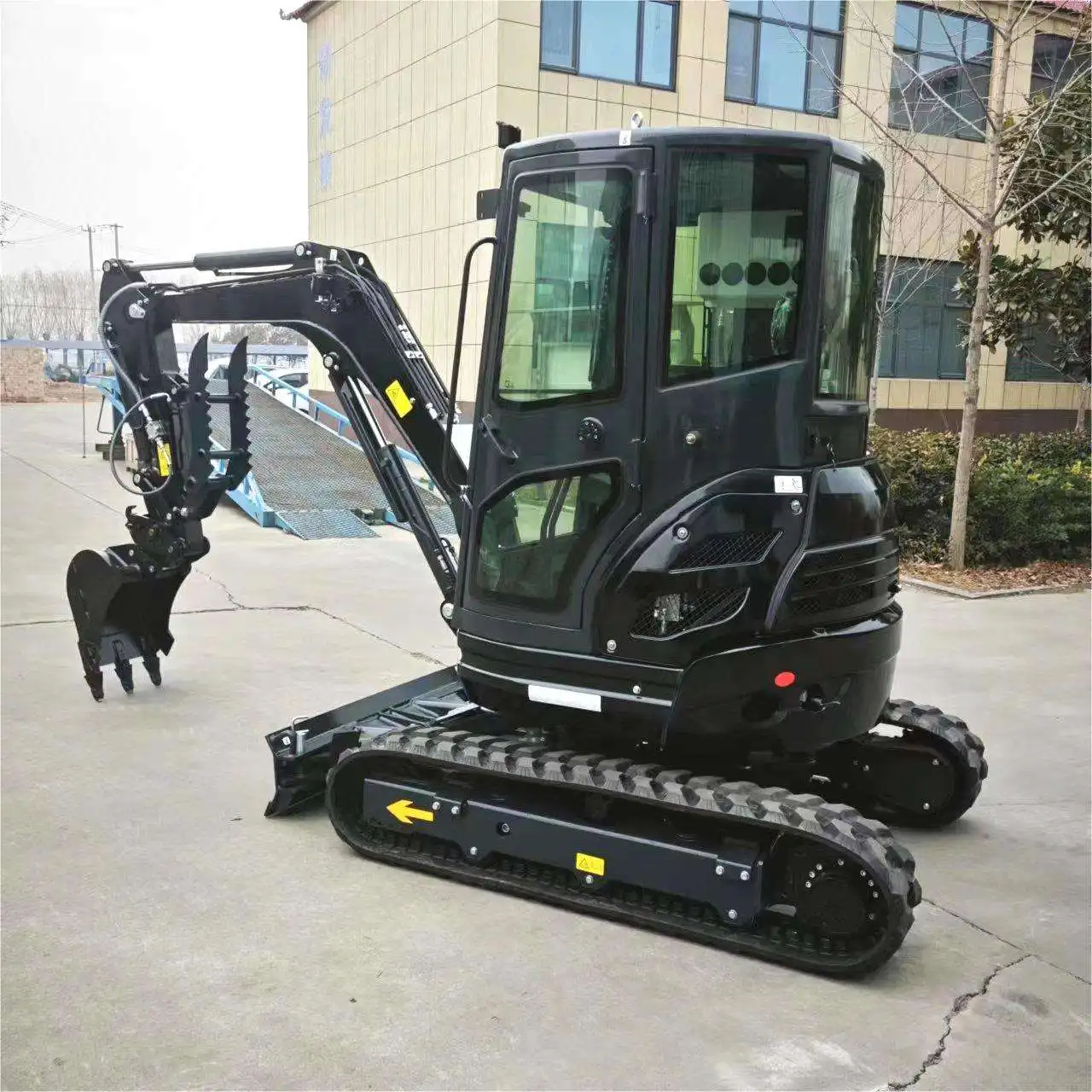 FREE SHIPPING Mini Excavator 4Ton 2ton EPA Farm Used New Crawler Digger Compact MiniBagger Kubota Engine Excavator Machine Price