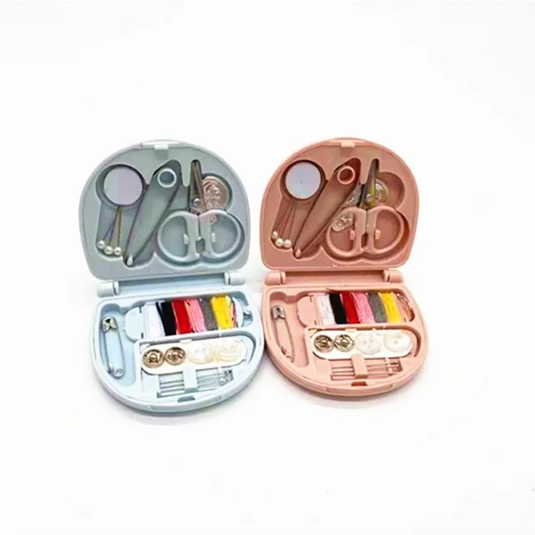 Hot Sale Mini Portable Travel Hotel Home Needle and Thread Buttons Sewing Kit