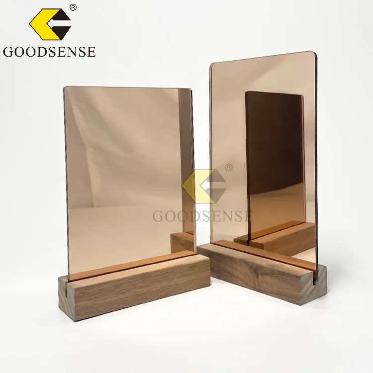 Goodsense Espejo De Plastico Large Full Length Quartz Rose Gold Plexiglass Mirror Acrylic Plate Supplier