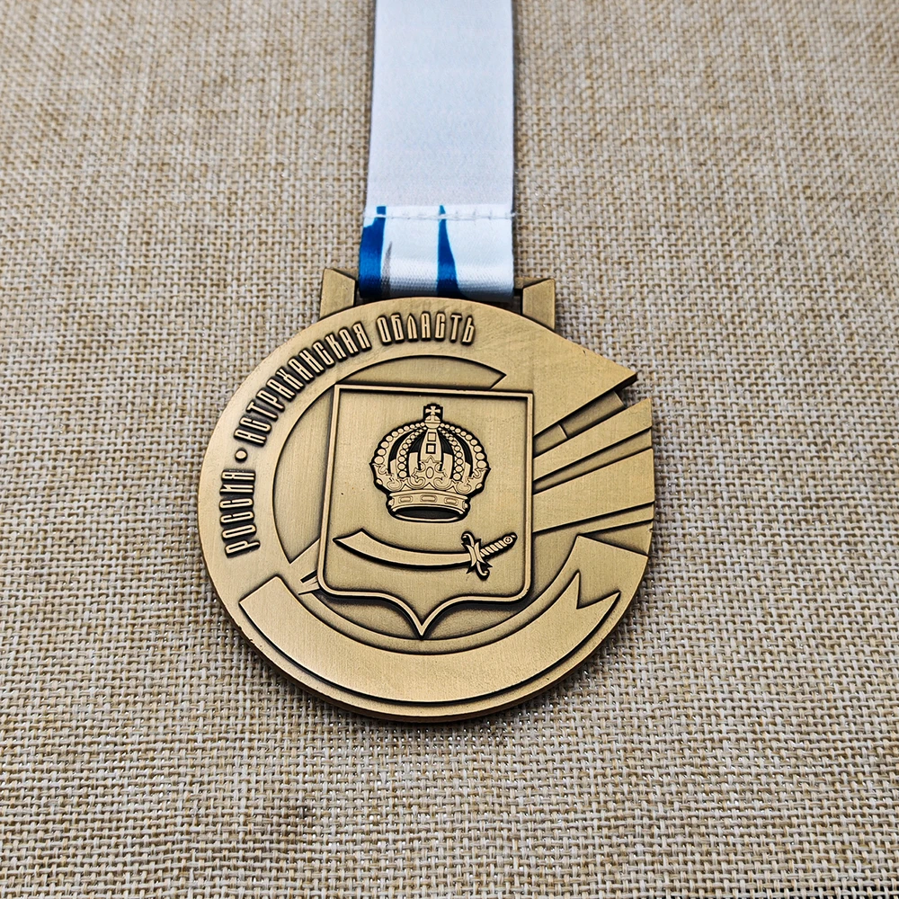Medal Manufacture Factory Professional Customized Metal Marathon Sports Gold Award Medallion Custom City Running Medals