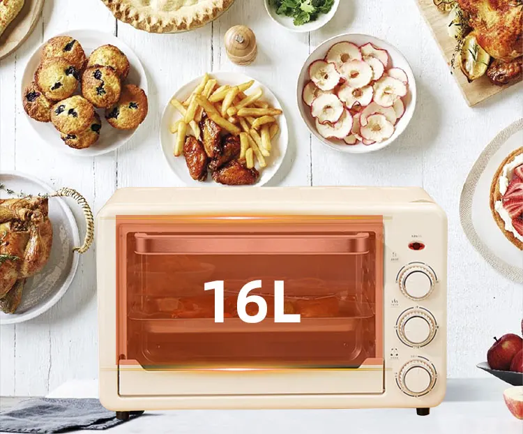 Good price 16l toaster oven countertop convection bakery ovens electric baking oven for bread and cake home use