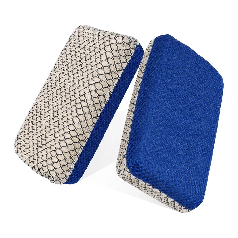 1 piece Car Wash Sponge Auto Washing Cleaning Sponge Microfiber Mesh Motorcycle Bike Washer Wash Clean Brush Car Detailing Care