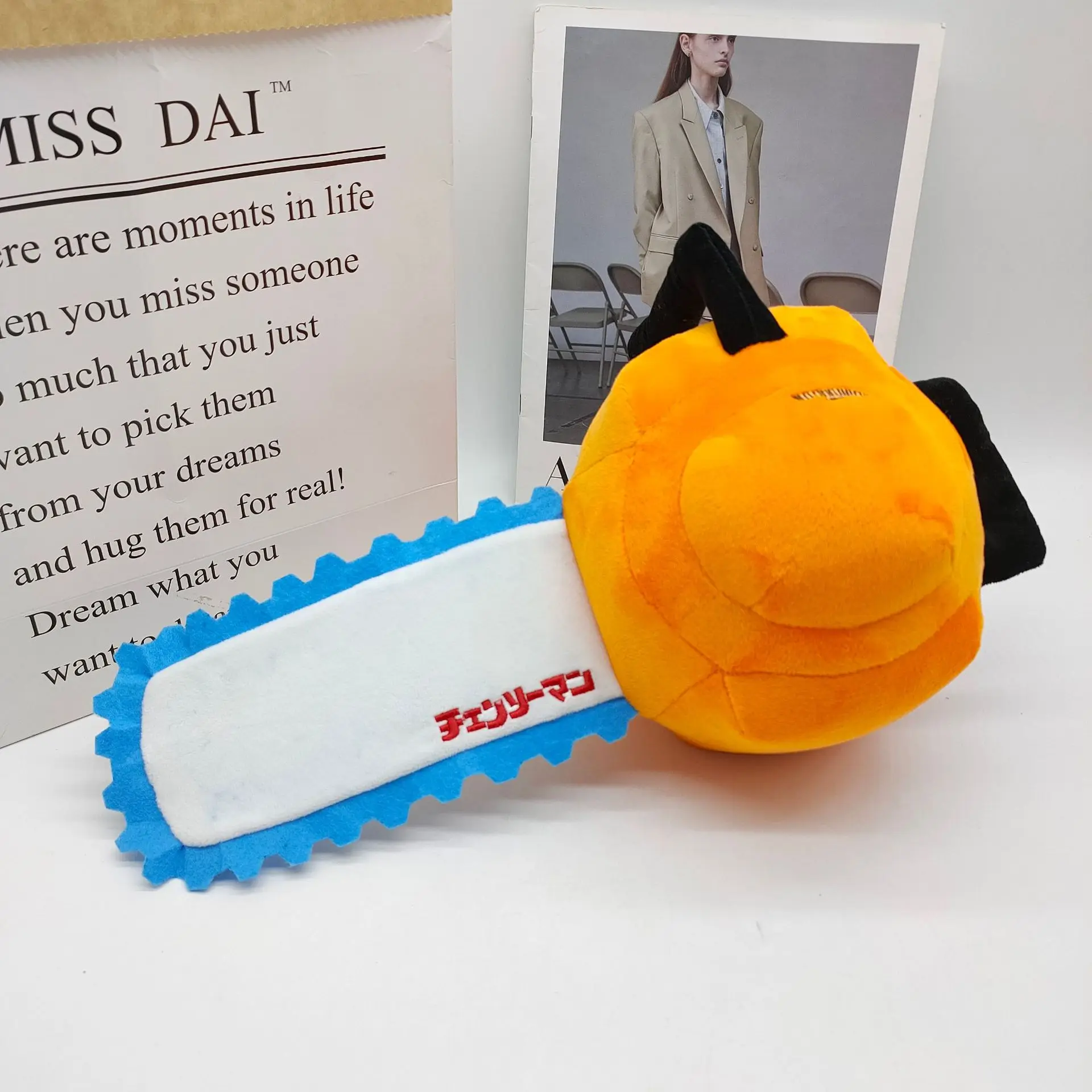 Halloween spoof cos chainsaw man chainsaw man doll devil bochita anime around plush pillow