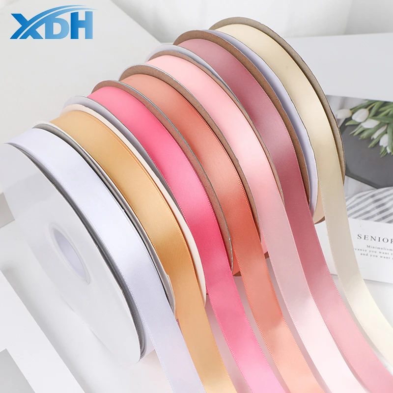 Custom Satin Ribbon Ribbons And Bows For Gifts Dot Printed Ribbon Bow