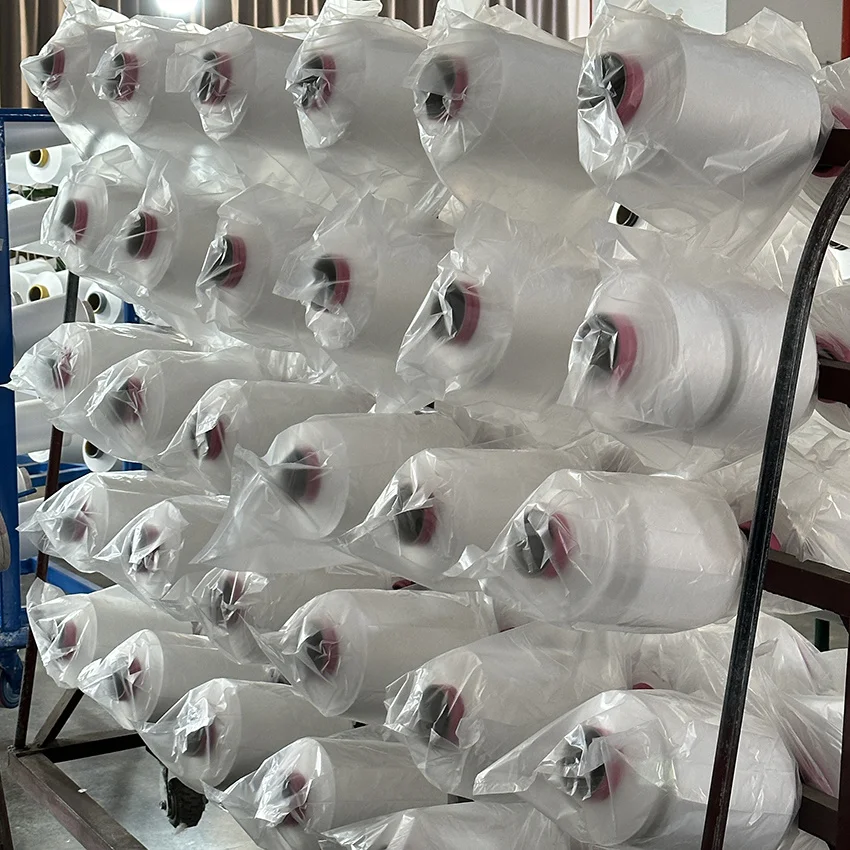 Высококачественная кружевная 4070/68F Creora спандексовая покрытая 70D/68F нейлоновая воздухопроницаемая пряжа для зар и Uniqlo