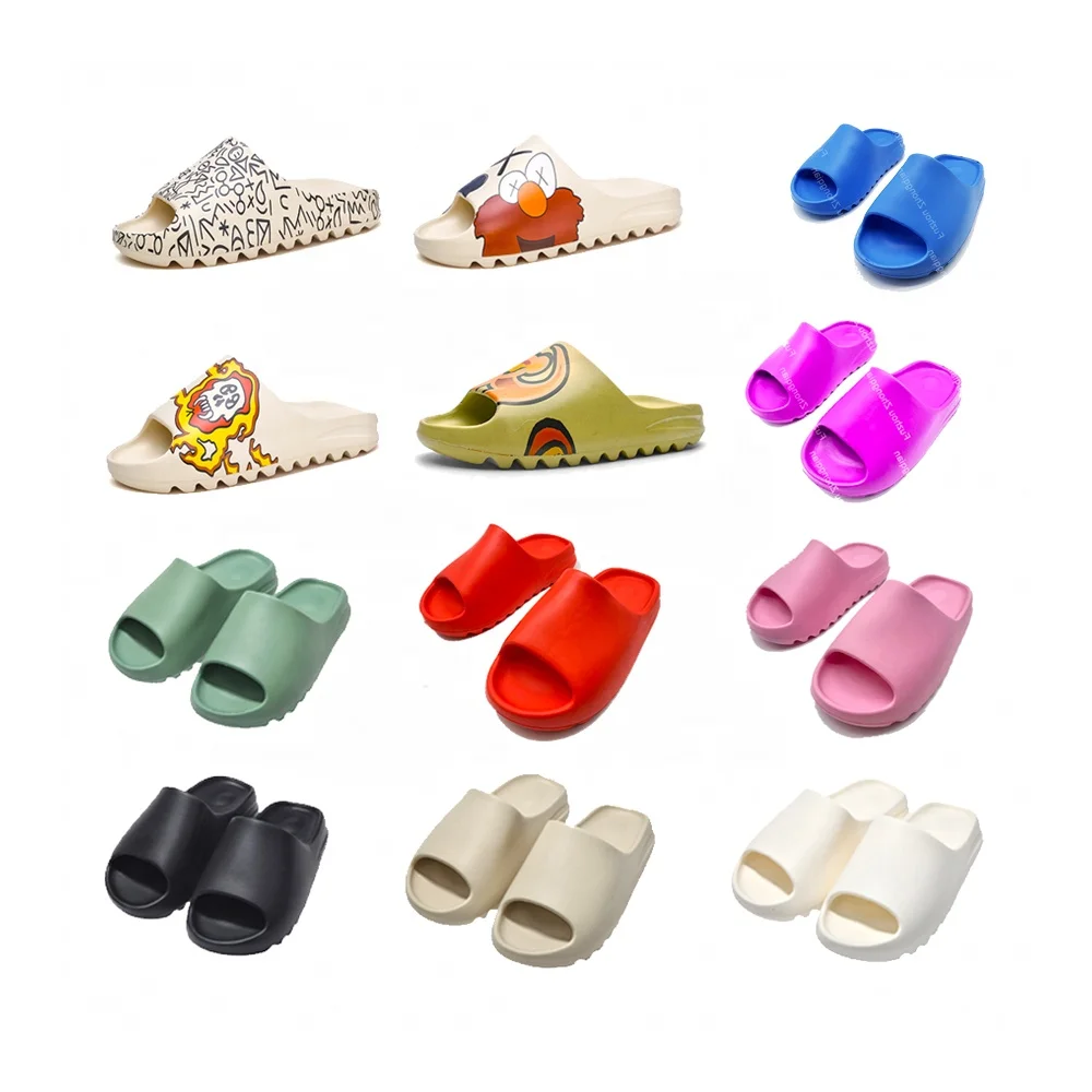 
drop shipping custom Unisex colorful inspired Slipper Yeezy Slides for Men 