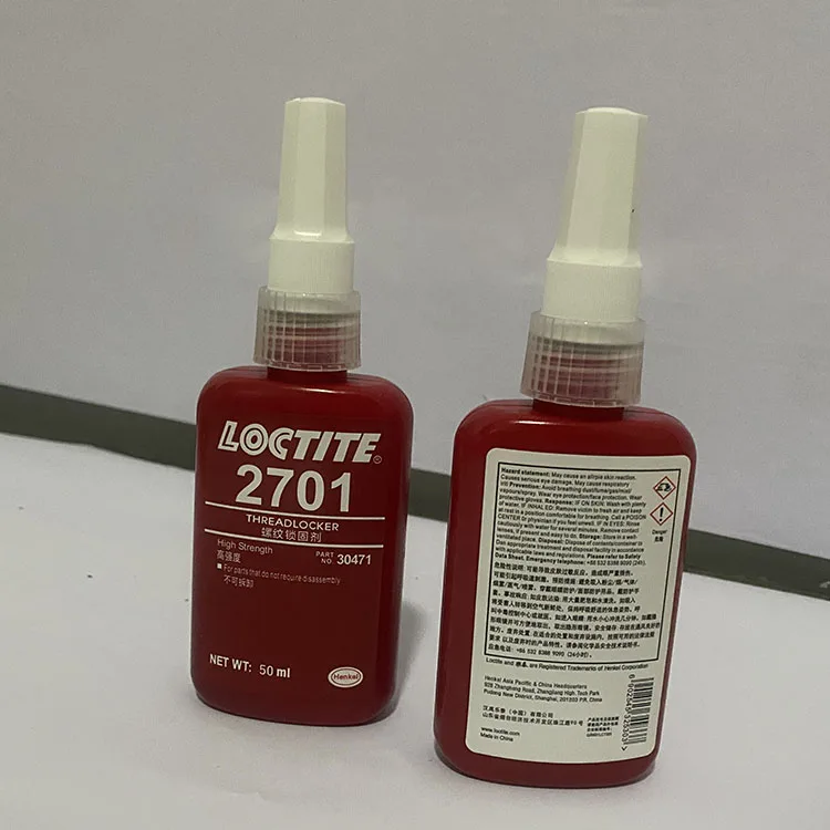 loctiter 2701 glue green high-strength thread locker oil-resistant high-viscosity anaerobic glue