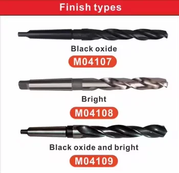Factory Supplier DIN345  HSS  Morse Taper Shank Drill Bit Morse Taper Shank Twist Drill Bit