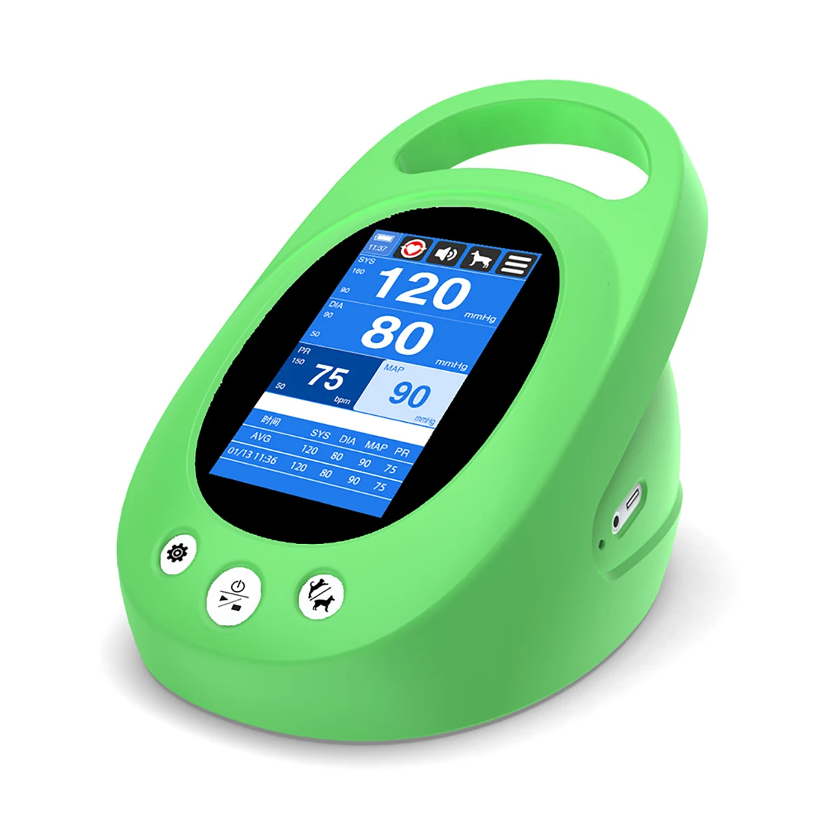 WBP-200 4.3 Inch IPS Touch Screen Portable Veterinary Blood Pressure Monitor