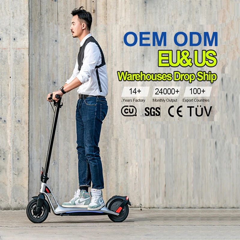 Hot Selling EU US Warehouse Drop Shipping Electrico Scuter Waterproof Electronic Long Range 35km Electric E Scooters