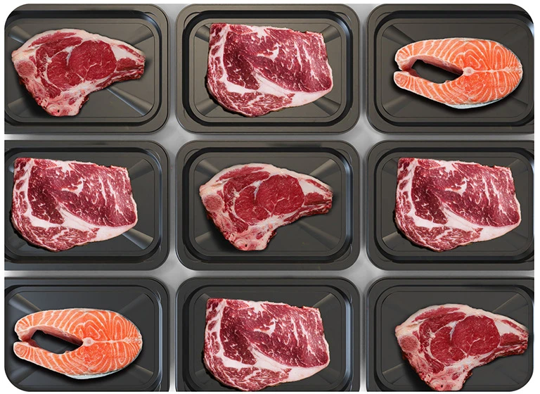 Vacuum Skin Tray PP Tray Beef Fresh Meat Frozen Chicken Blister Plastic Food Packaging Tray