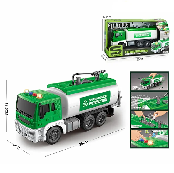 Fire Rescue Water Car Toy Inertia Fire Engine Toy Fire Truck Toy