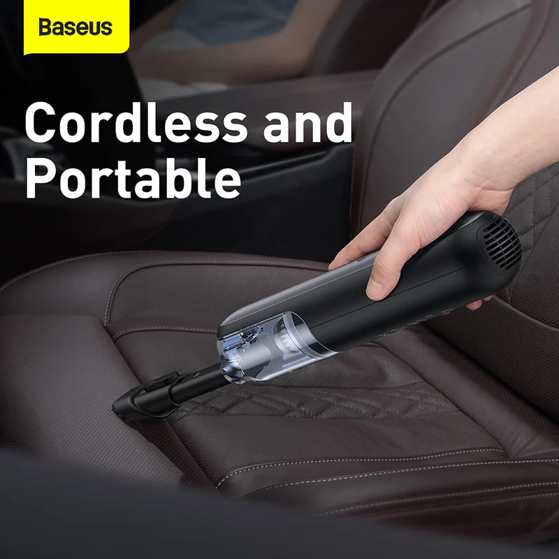 Baseus Type C Charge 30W 4000Pa Handheld Auto Portable Robot Aspirador Carro Home Office Car Vacuum Cleaner