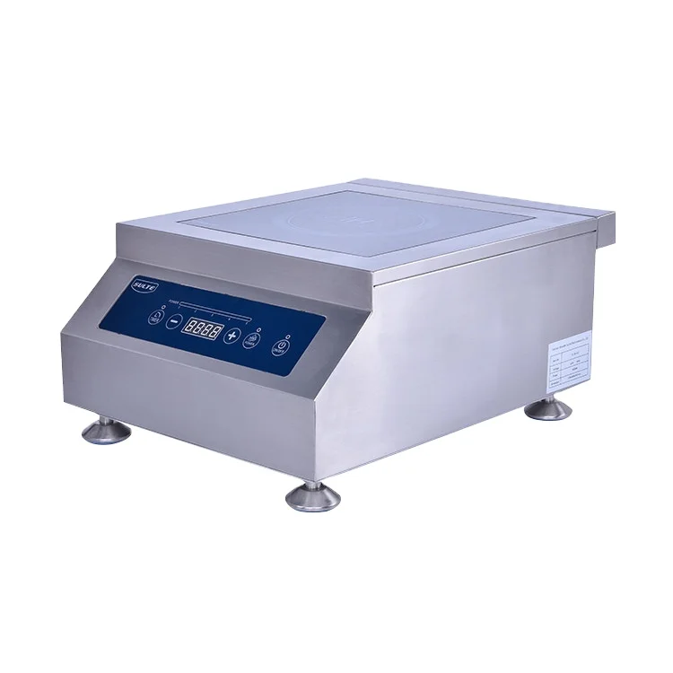 Kitchen Commercial Single Burner Electric Stove 5000 Watt Cooktop Induction Soup Cooker