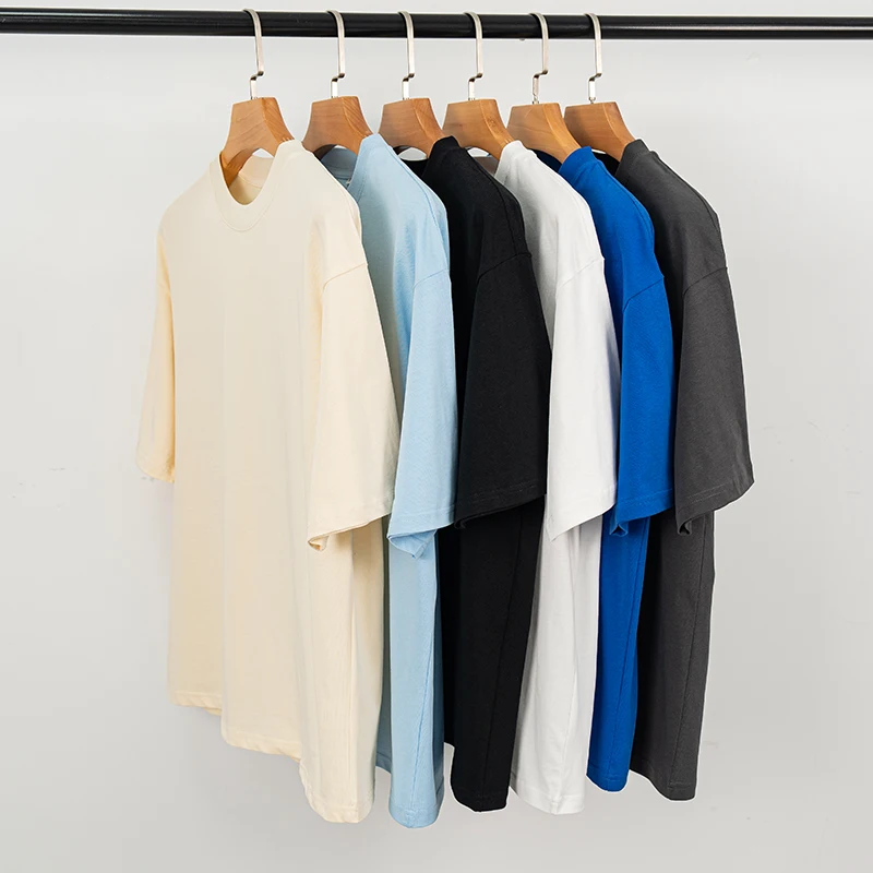 high quality heavy cotton oversized mens tshirts custom brands logo printed graphic t shirts for men