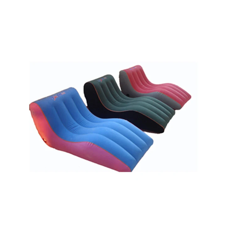 EN71 6P PVC indoor outdoor garden beach inflatable lounge sofa living room furniture sofa cum bed  living room furniture