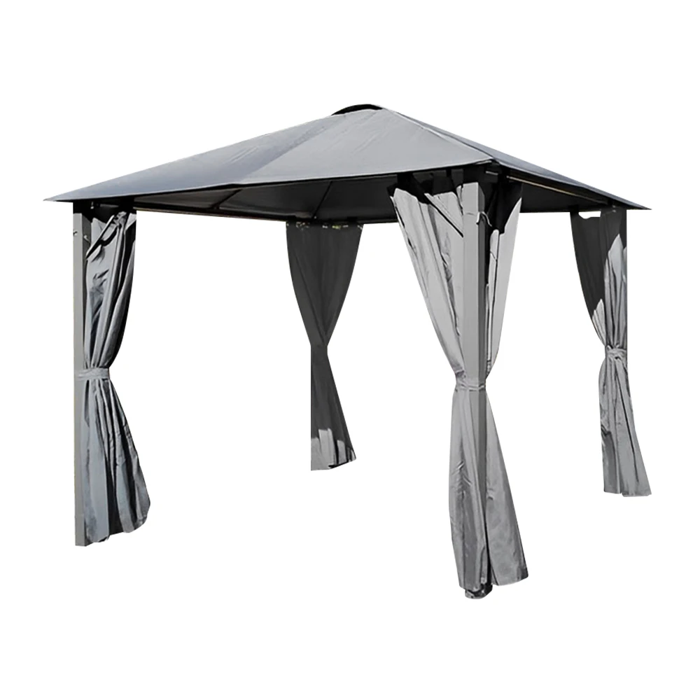 Outdoor garden backyard single top polyester waterproof iron gazebo tent