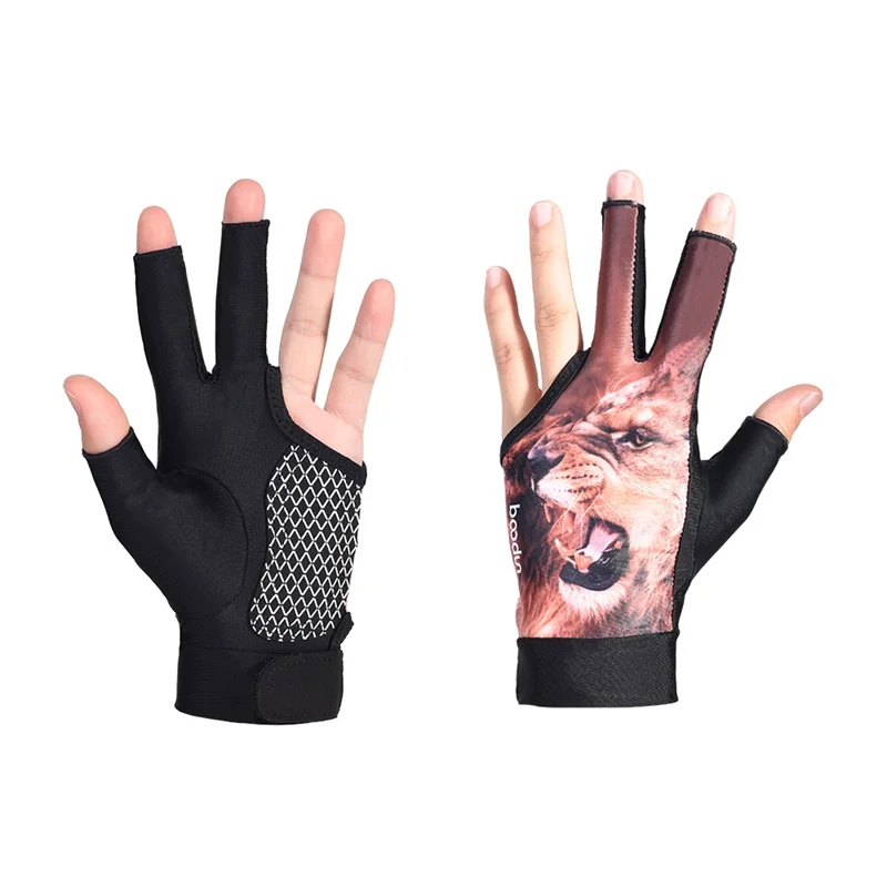 BD1080 Wear Resistant Three Fingers Gloves Non-Slip   Snooker Billiards Gloves