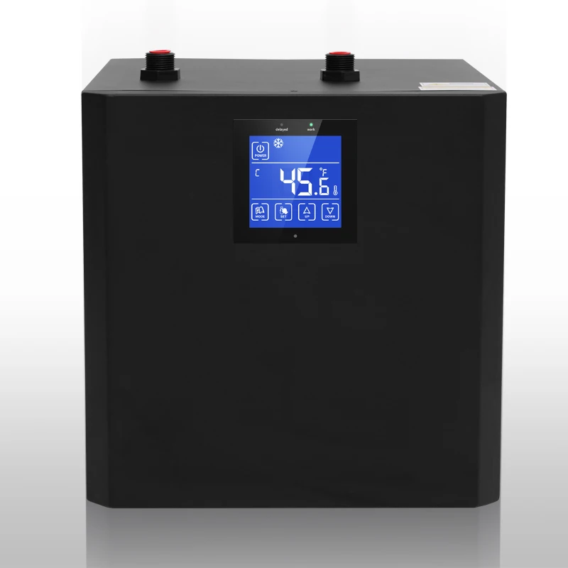 Water Chiller for Bath 0.2HP Therapy Cooling System Ice Bath Chiller Unit Water Cooler Cold Plunge Chiller Machine with Tub