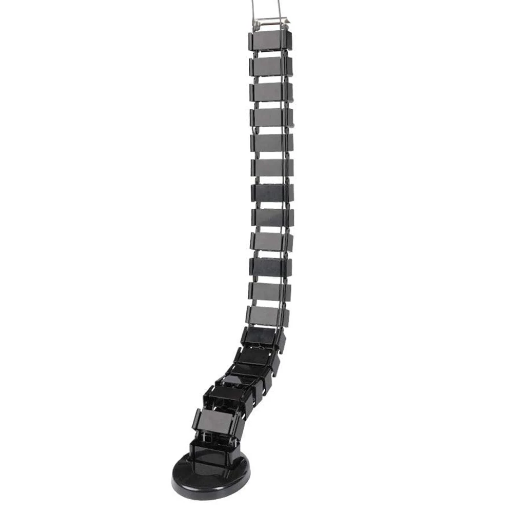 Desk Cord Organizer Vertebrae, Keeps Power and AV Cords Safe and Organized vertebrae wire management