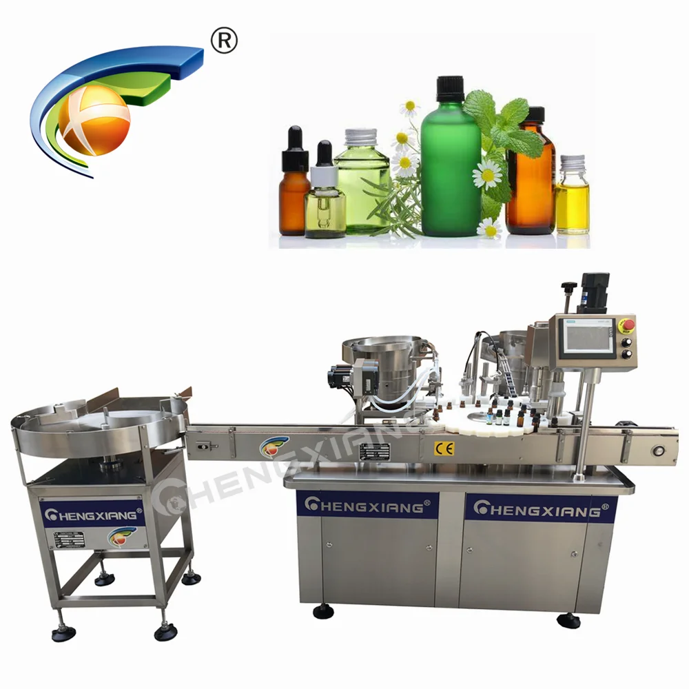 
Automatic Peristaltic Pump Bottle Filler Capper Machine Tobacco Oil Essential Oil Filling Capping And Labeling Machine 