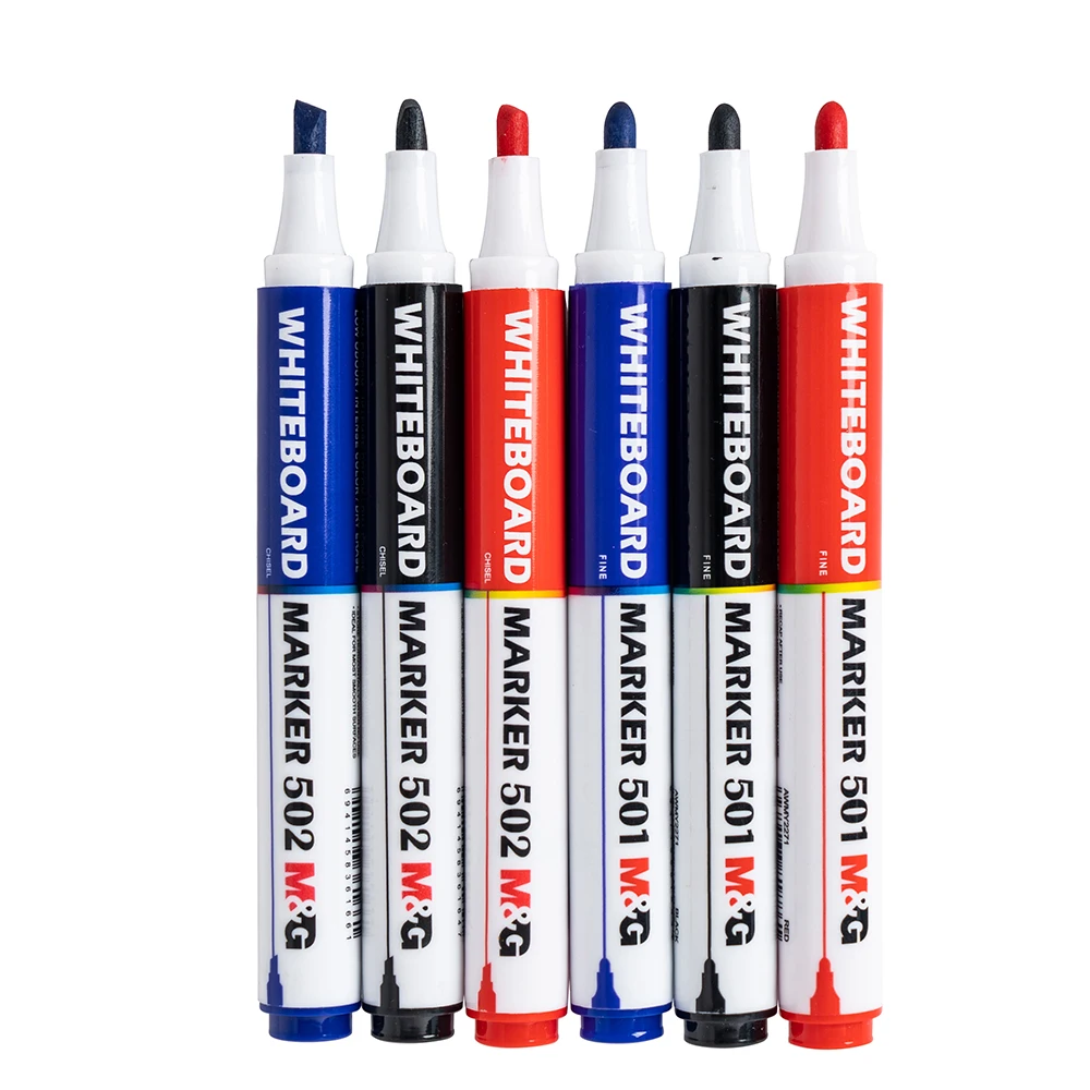 M & G Whiteboard Marker Pen Black Blue Red Office School Supplies Economical Whiteboard Markers