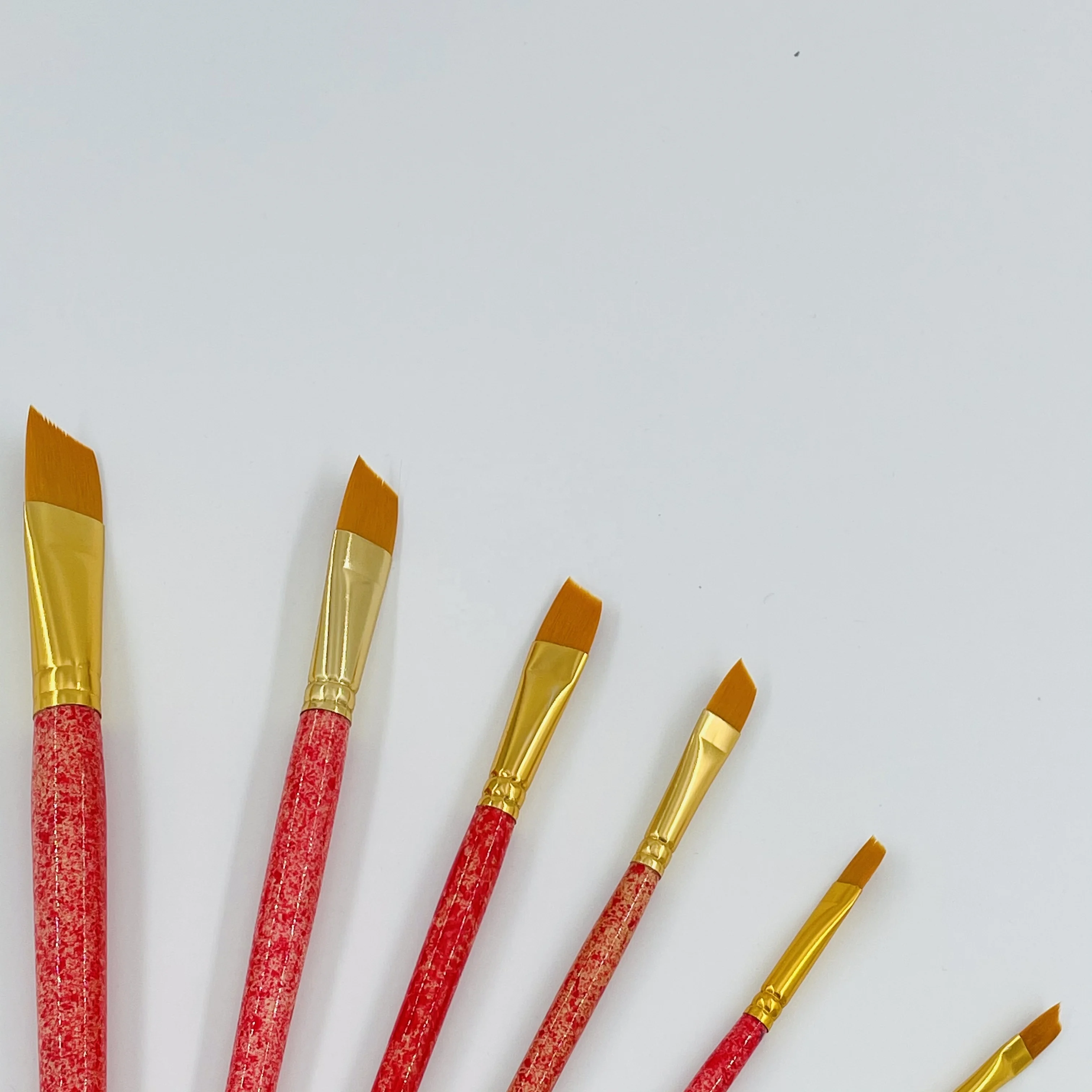 Custom Logo Factory Wholesale High Quality Natural Color Wooden Handle Artist Drawing Set Oil Painting Brush set