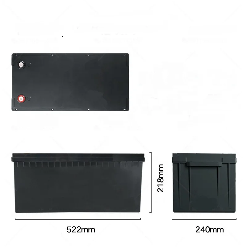 Removeable Diy Plastic Cases Screw Type Battery Box Lithium Battery case for Lifepo4 Battery 48v 12v 100ah 200ah 280ah