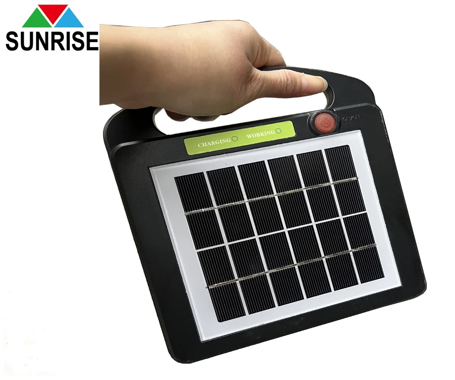 Solar dogs electric fence energizer