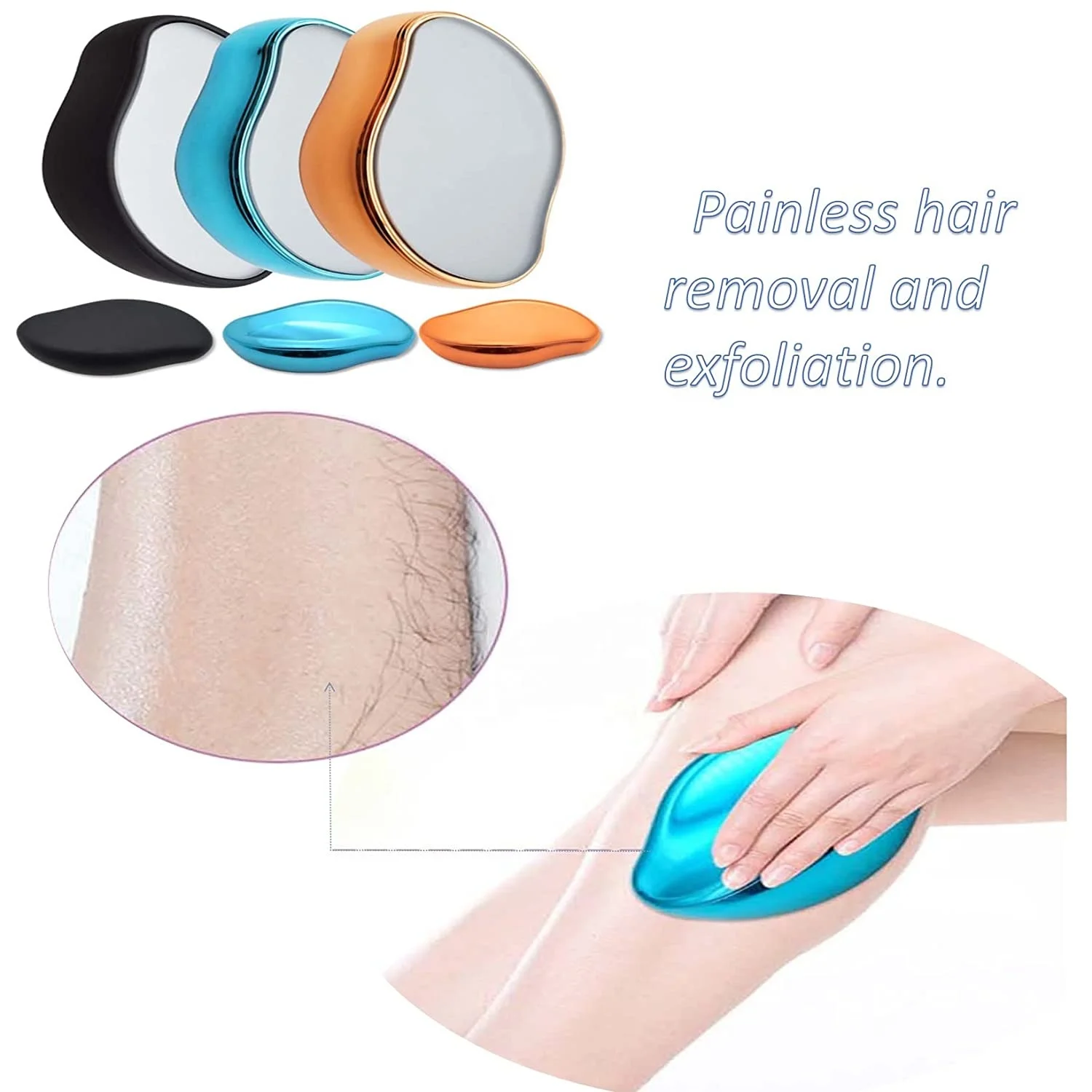 Hot Selling Face Hair Eraser Crystal Stone Hair Eraser for Hair Removal for Hand and Leg