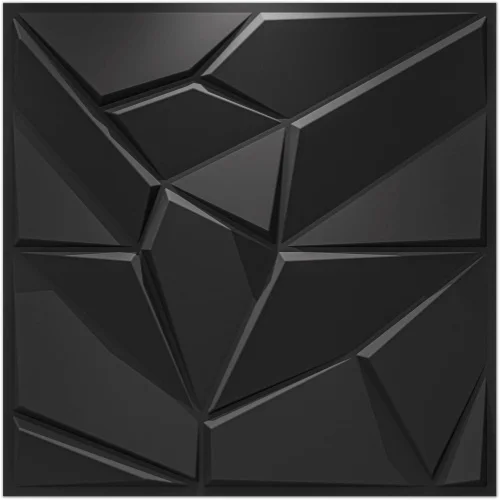 3D черные пластиковые декоративные стеновые панели прочная доска ПВХ для дизайна интерьера