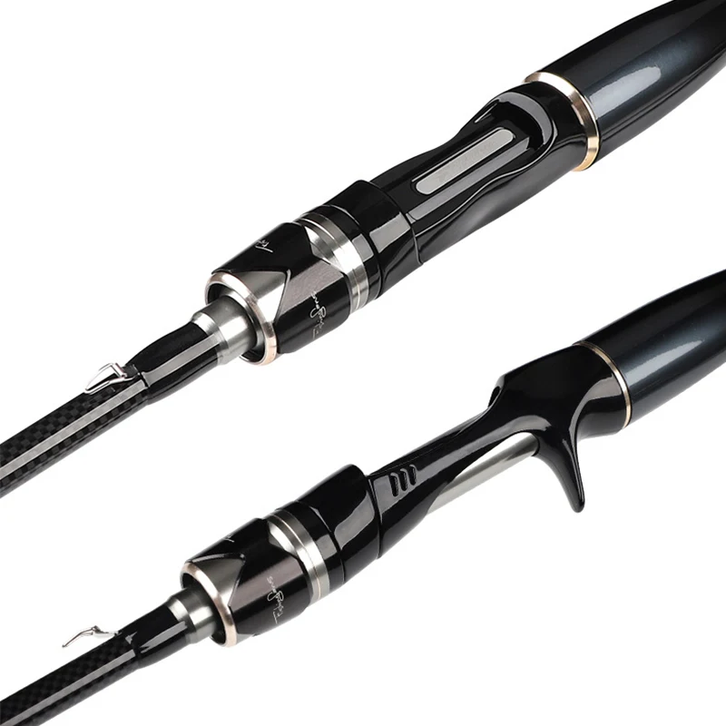 1.8m Fishing Rod Carbon Fiber Spinning Casting Lure Pole Bait Fishing Rod Pole