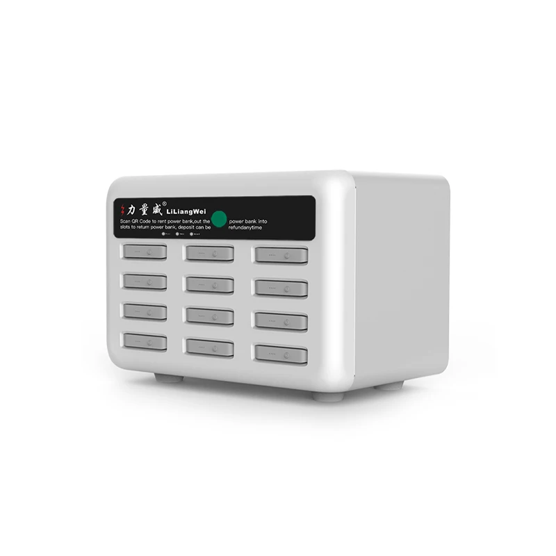 Office Family 12 Slots Power Bank Charging Station Without Software System