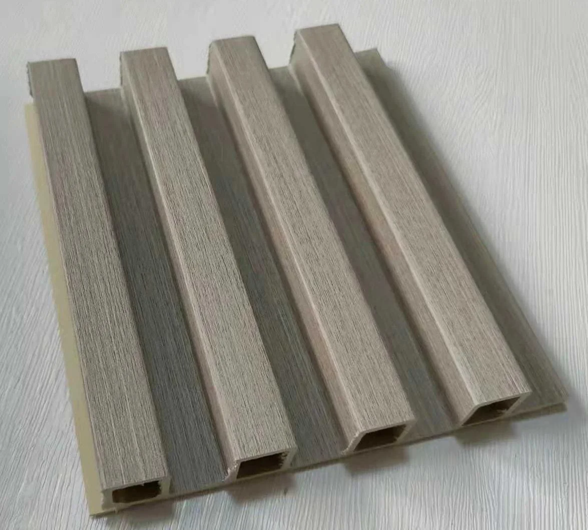 WPC material decorative with water proof auto-locking panel de pared interior