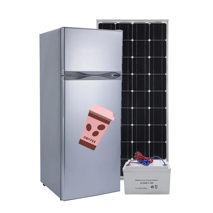 High quality DC 218 Liters top freezer solar / electricity portable refrigerator