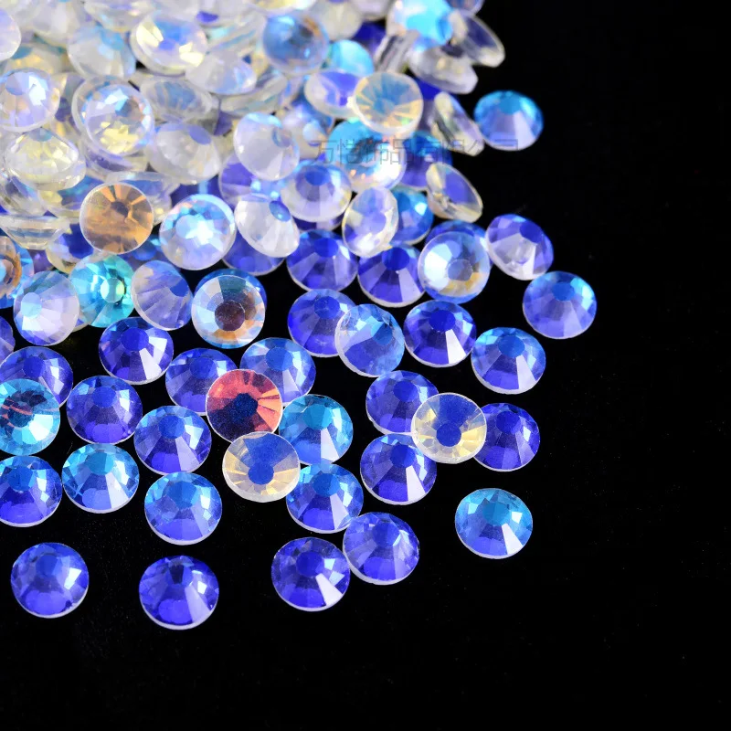 2023 new colors flatback rhinestone for nail art  velvet  purple white golden colors strass
