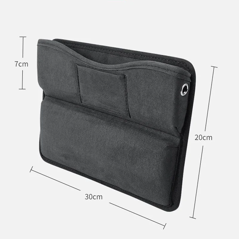 Universal Car Seat Gap Organizer PU Leather Auto Console Side Pocket Seat Crevice Storage Box Interior Accessory