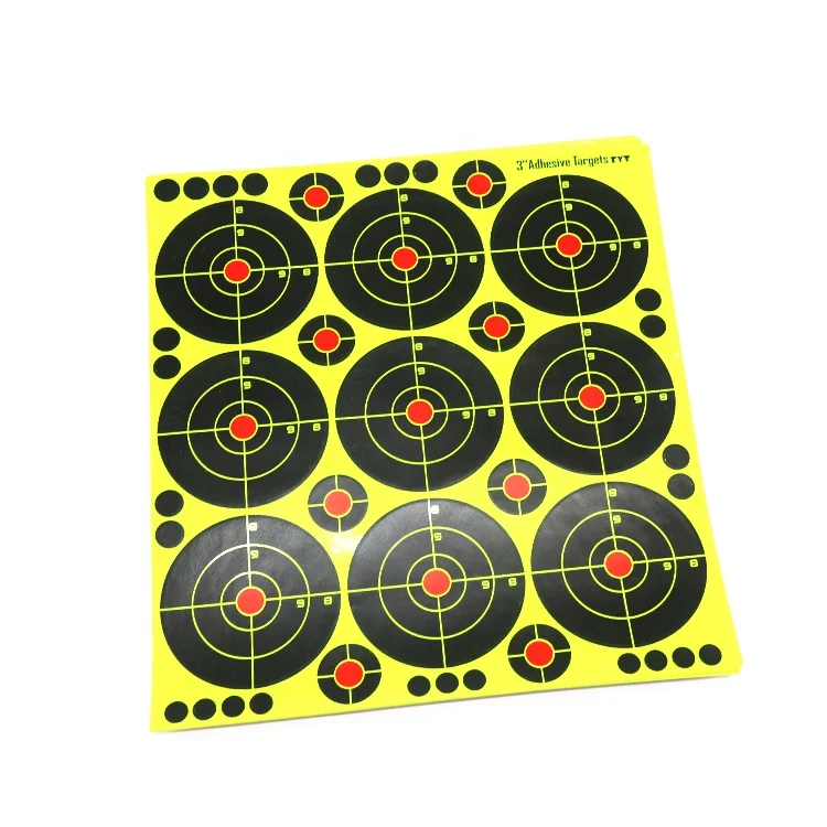 All Kinds of Hunting Training Target Paper Sticker Splatter Reactive Targets