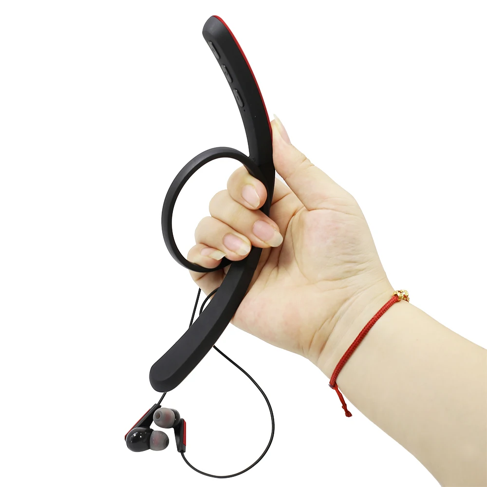 
Hot Selling Aerobics Neck Style Headphones Wireless earphone Neckband 1800 mAh neck Headphone 