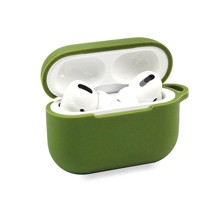 Цветной силиконовый чехол с защитой от падения для Apple Airpods