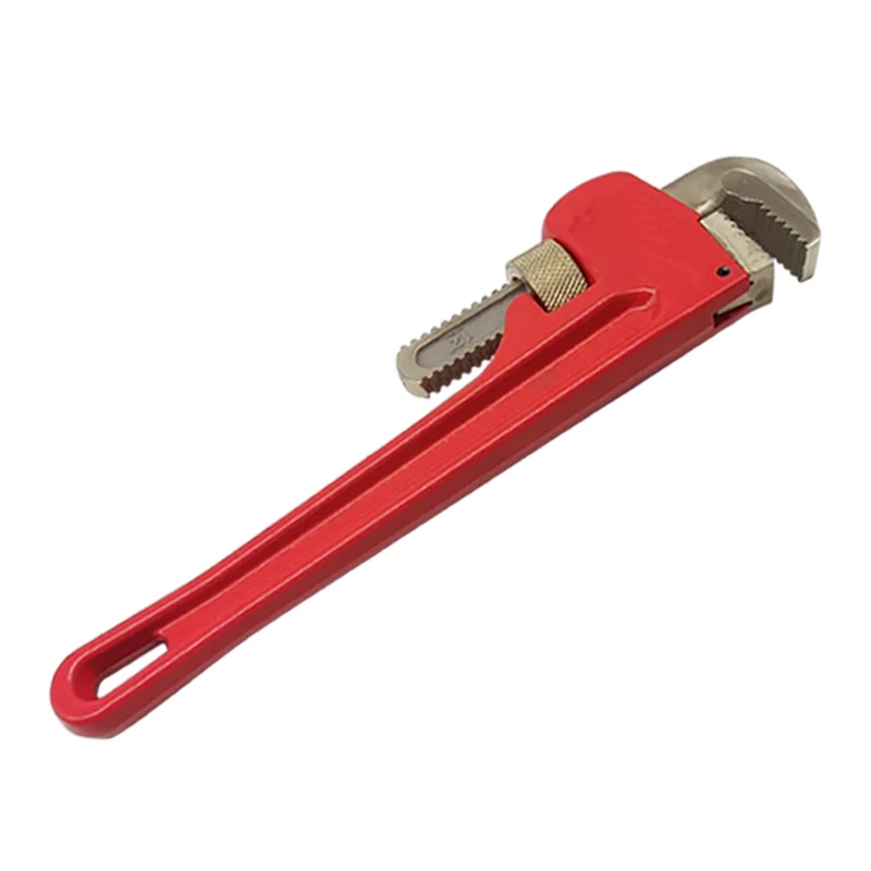 The best-selling explosion-proof pipe wrench explosion-proof tool is made of non-sparking copper alloy plumbing tools