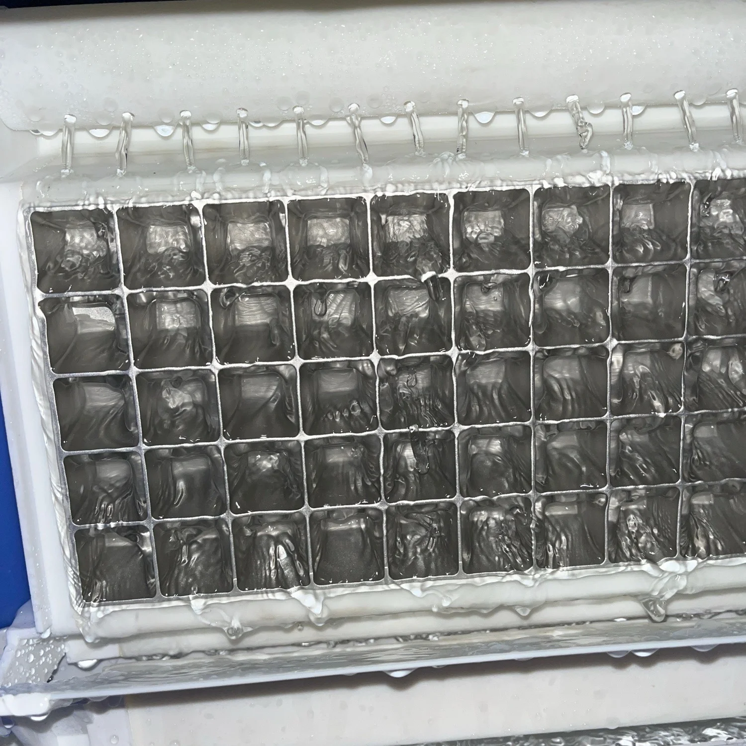6-Commercial Freestanding Ice Maker Machine 80kg/90kg/100kg Cube Ice for Restaurant Bar Refrigeration Equipment