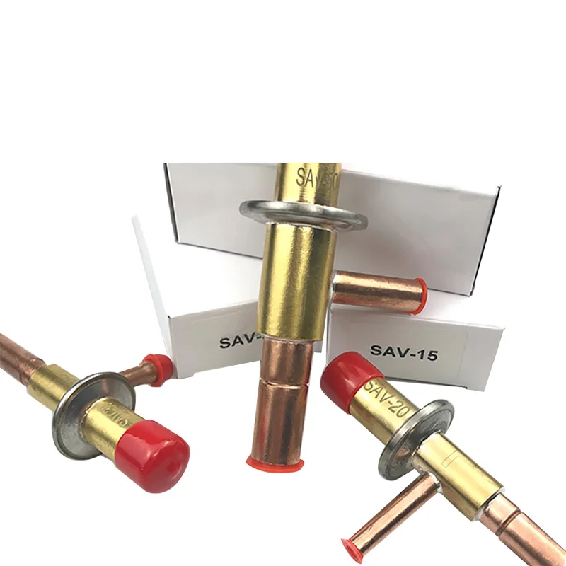 SAV Model Refrigeration Parts Copper Brass Water Control Bypass Valve for Compressor welded