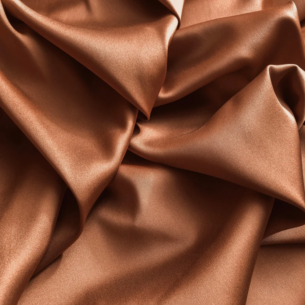 100% silk satin back crepe fabric for wedding dress
